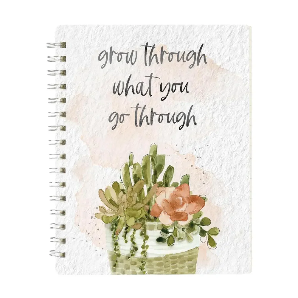Grow Through What You Go Through Spiral Notebook | 5.75